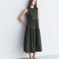 Sleeveless Dress w/Bow Detail