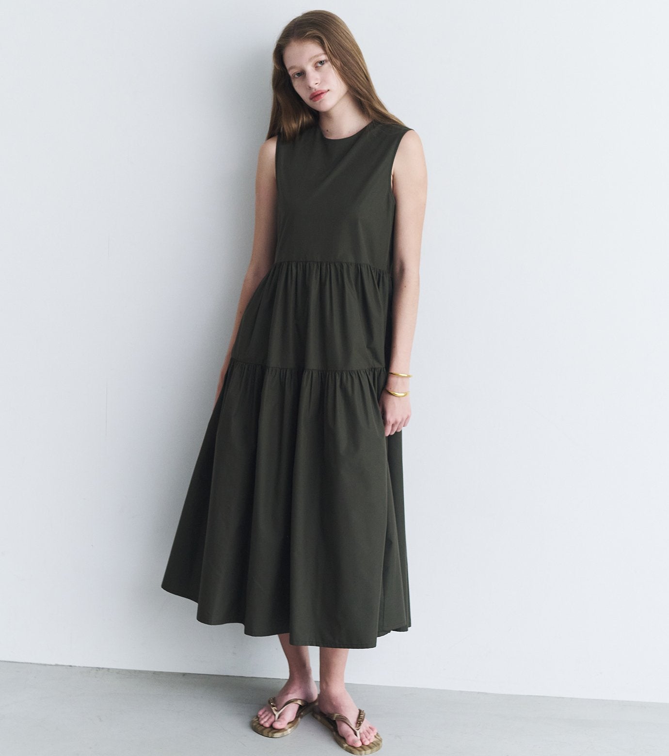 Sleeveless Dress w/Bow Detail