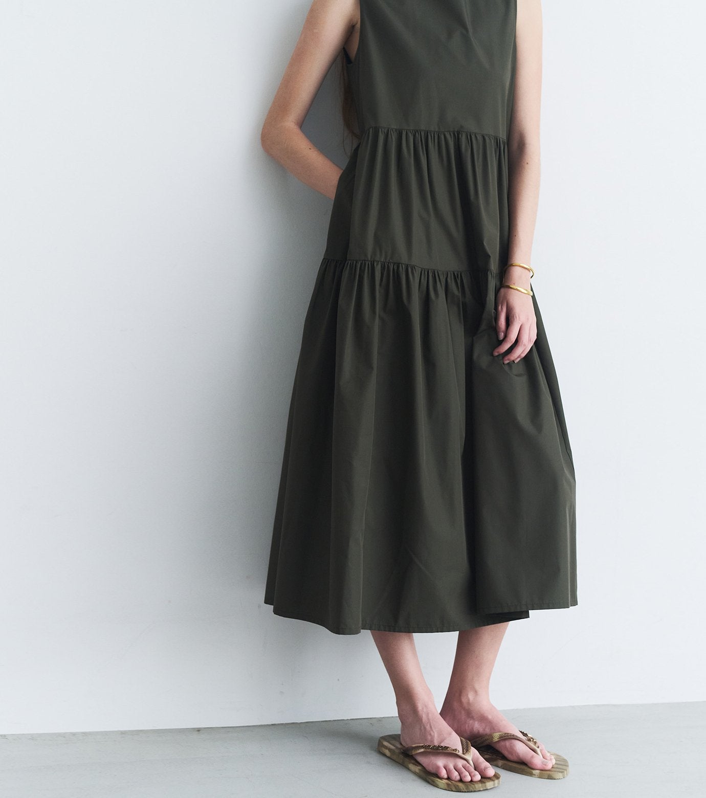 Sleeveless Dress w/Bow Detail