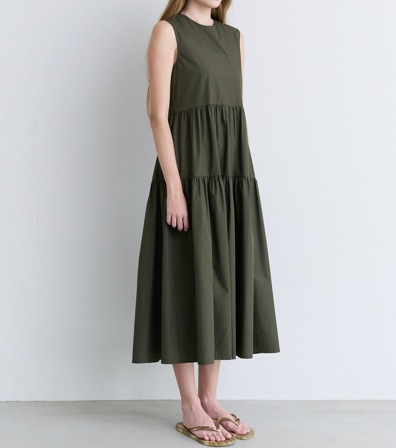 Sleeveless Dress w/Bow Detail