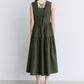 Sleeveless Dress w/Bow Detail