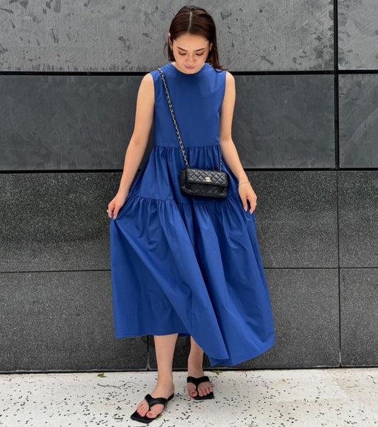 Sleeveless Dress w/Bow Detail