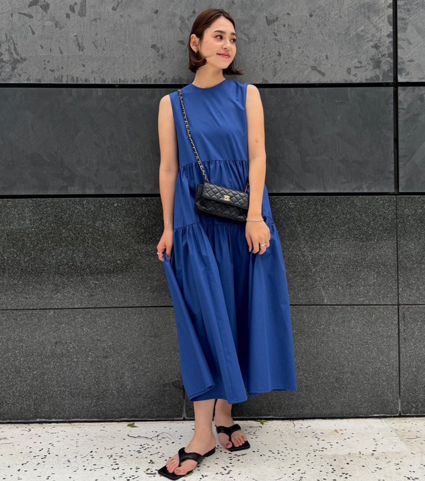 Sleeveless Dress w/Bow Detail