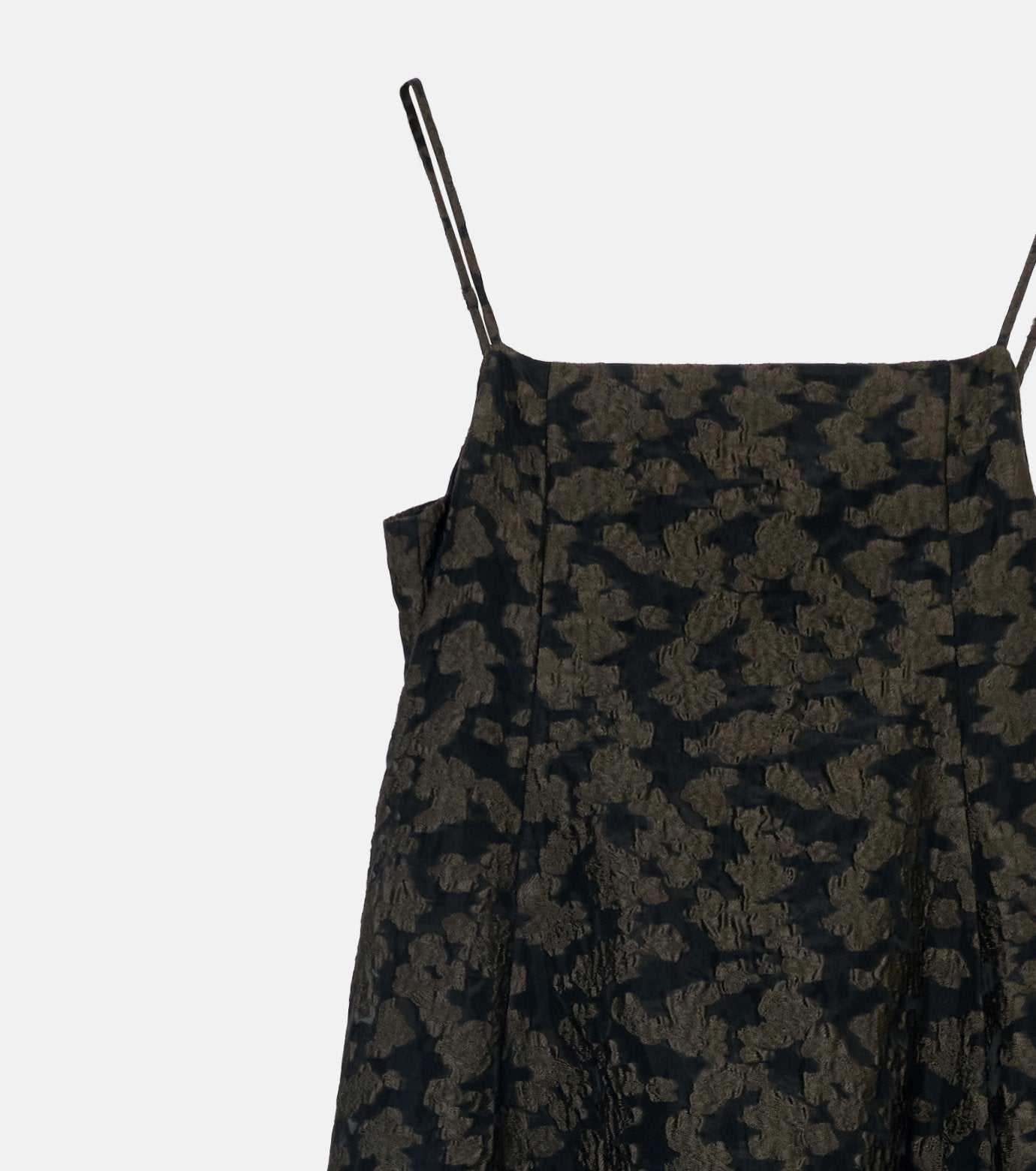 Voluminous Jacquard Cami Dress