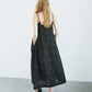 Voluminous Jacquard Cami Dress