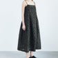 Voluminous Jacquard Cami Dress