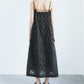 Voluminous Jacquard Cami Dress