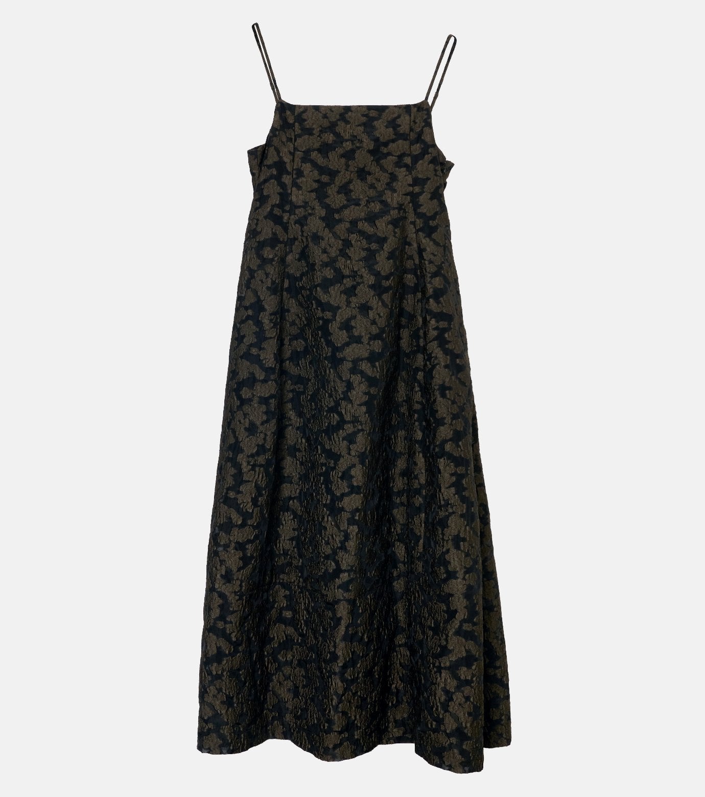 Voluminous Jacquard Cami Dress