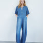 Soft Denim Jumpsuit