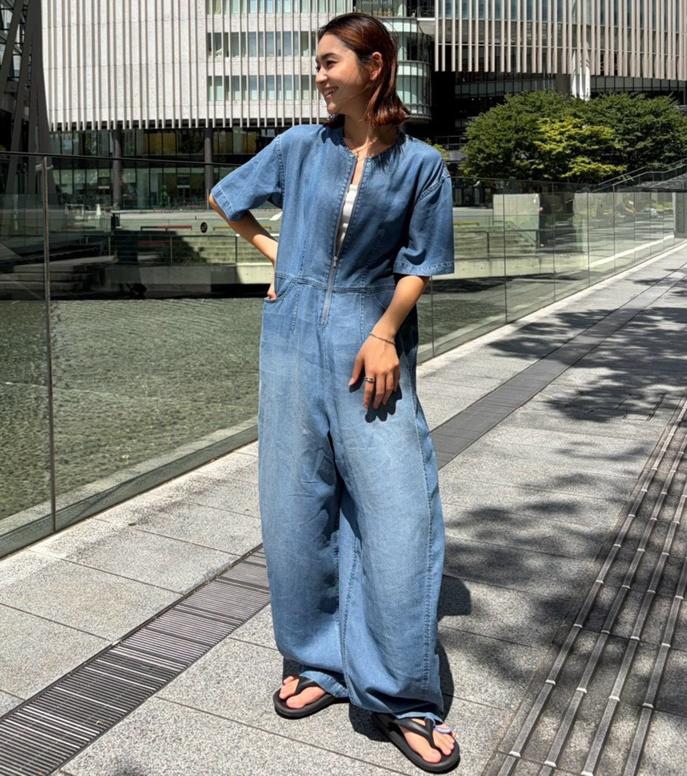 Soft Denim Jumpsuit