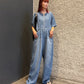 Soft Denim Jumpsuit