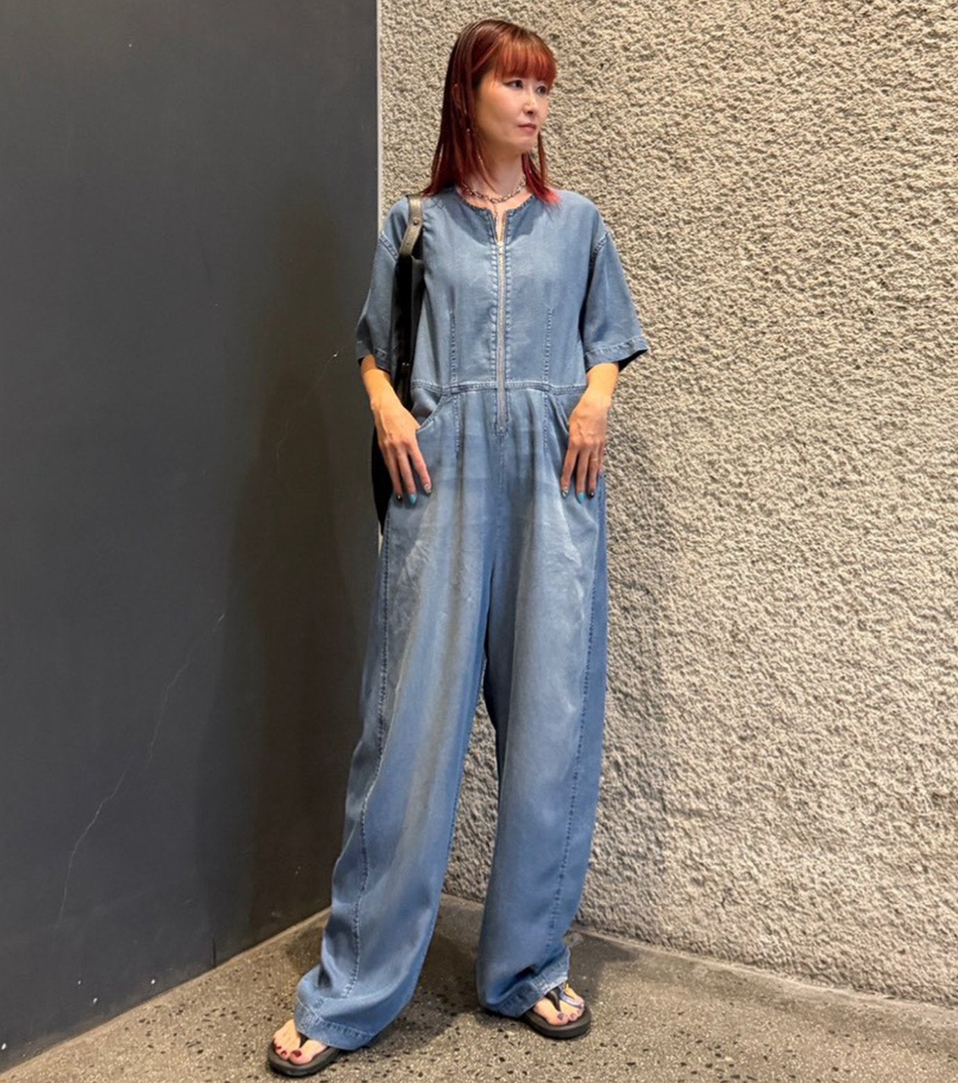 Soft Denim Jumpsuit