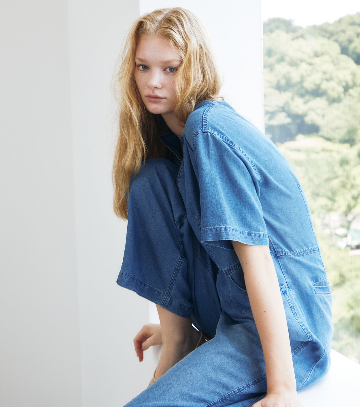Soft Denim Jumpsuit