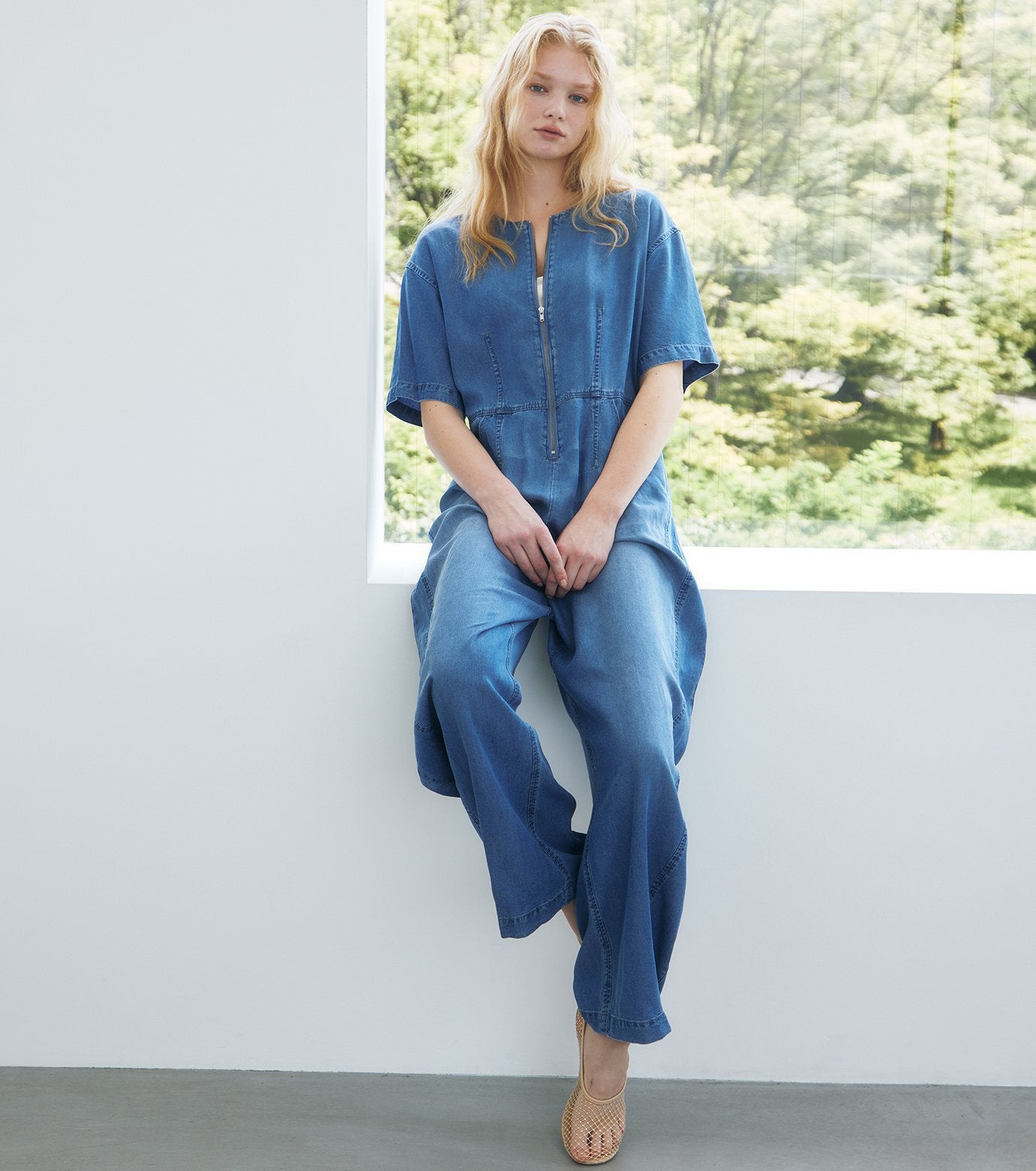 Soft Denim Jumpsuit