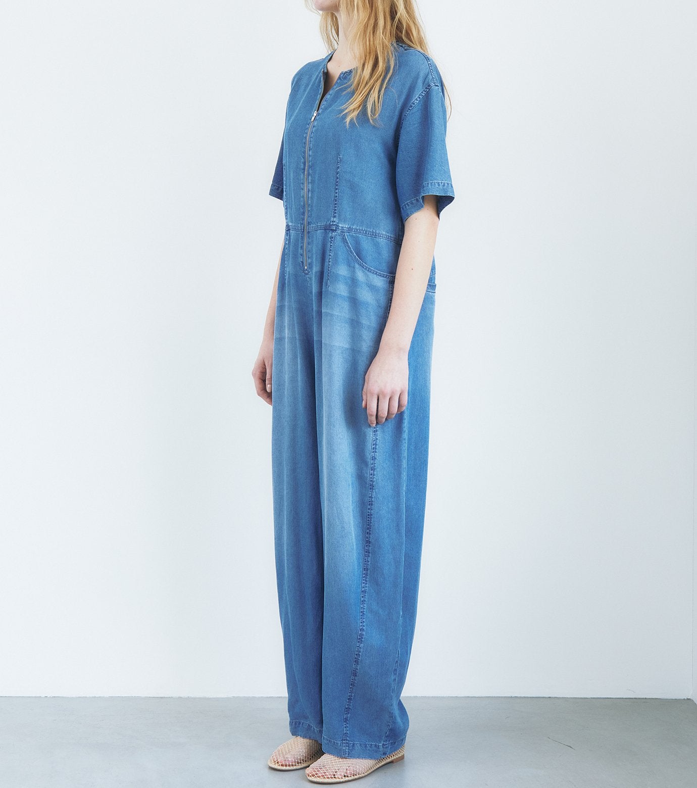 Soft Denim Jumpsuit