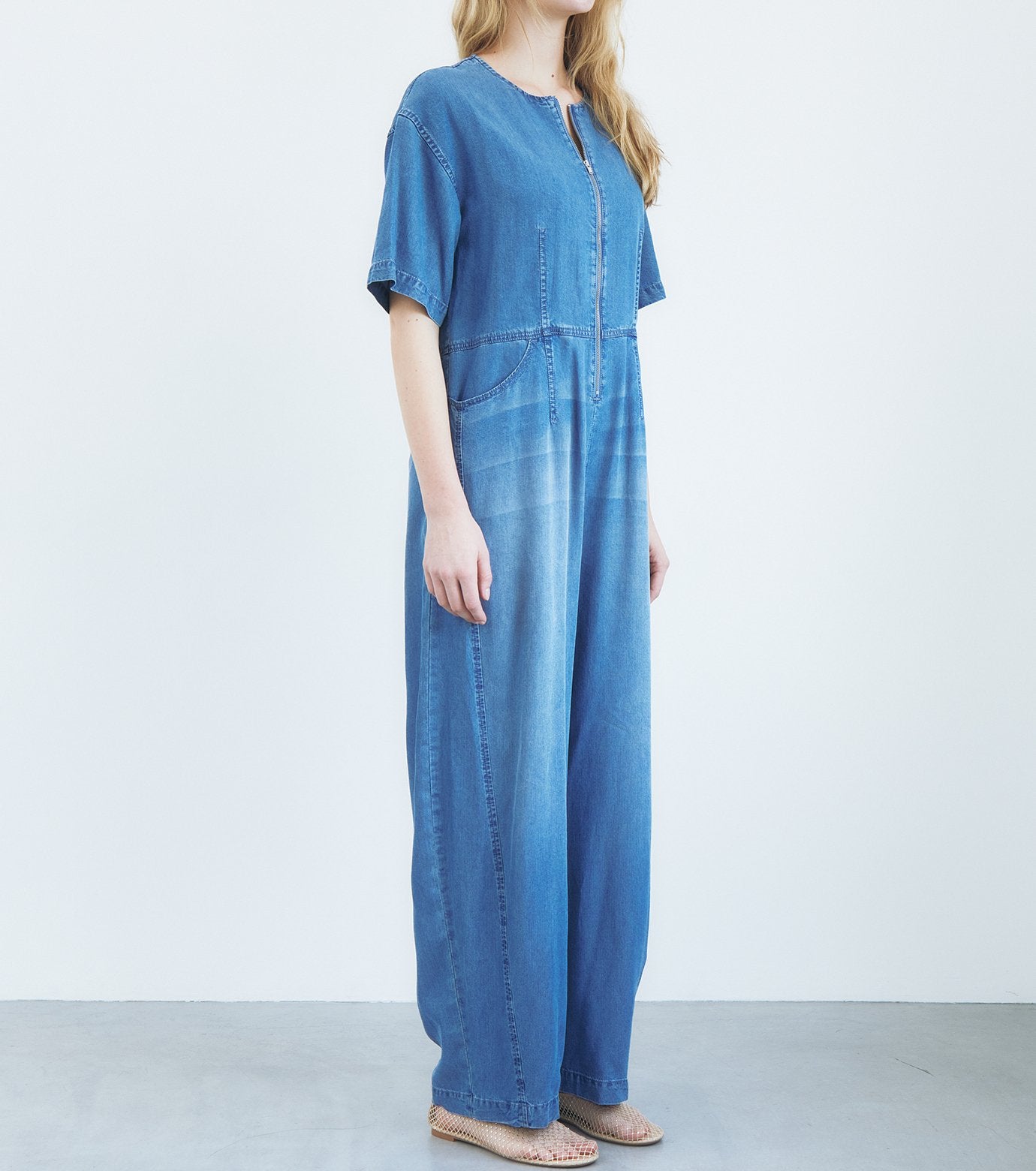 Soft Denim Jumpsuit