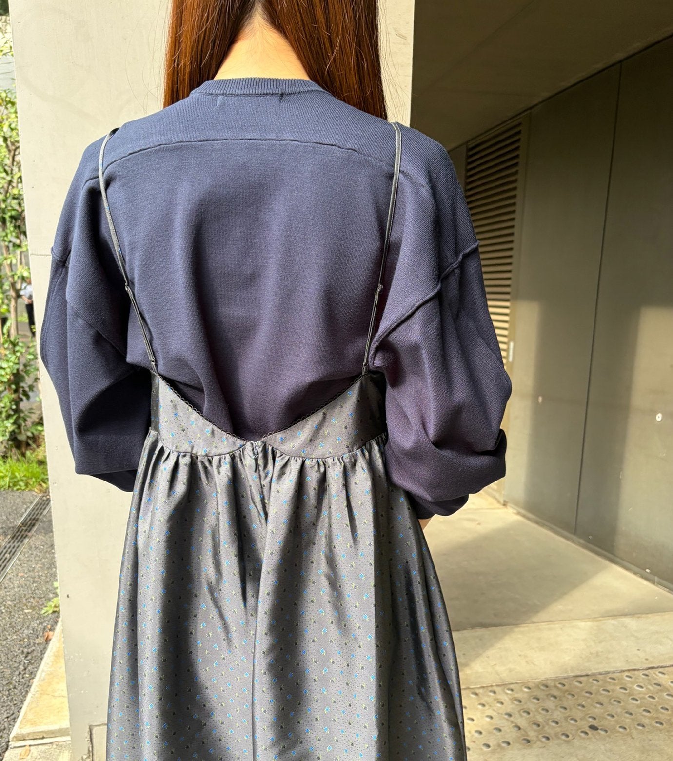 Floral Jacquard Flare Dress