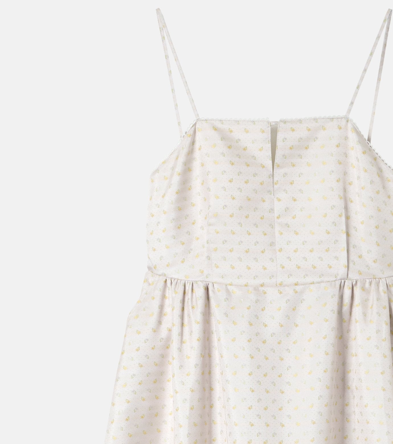 Floral Jacquard Flare Dress