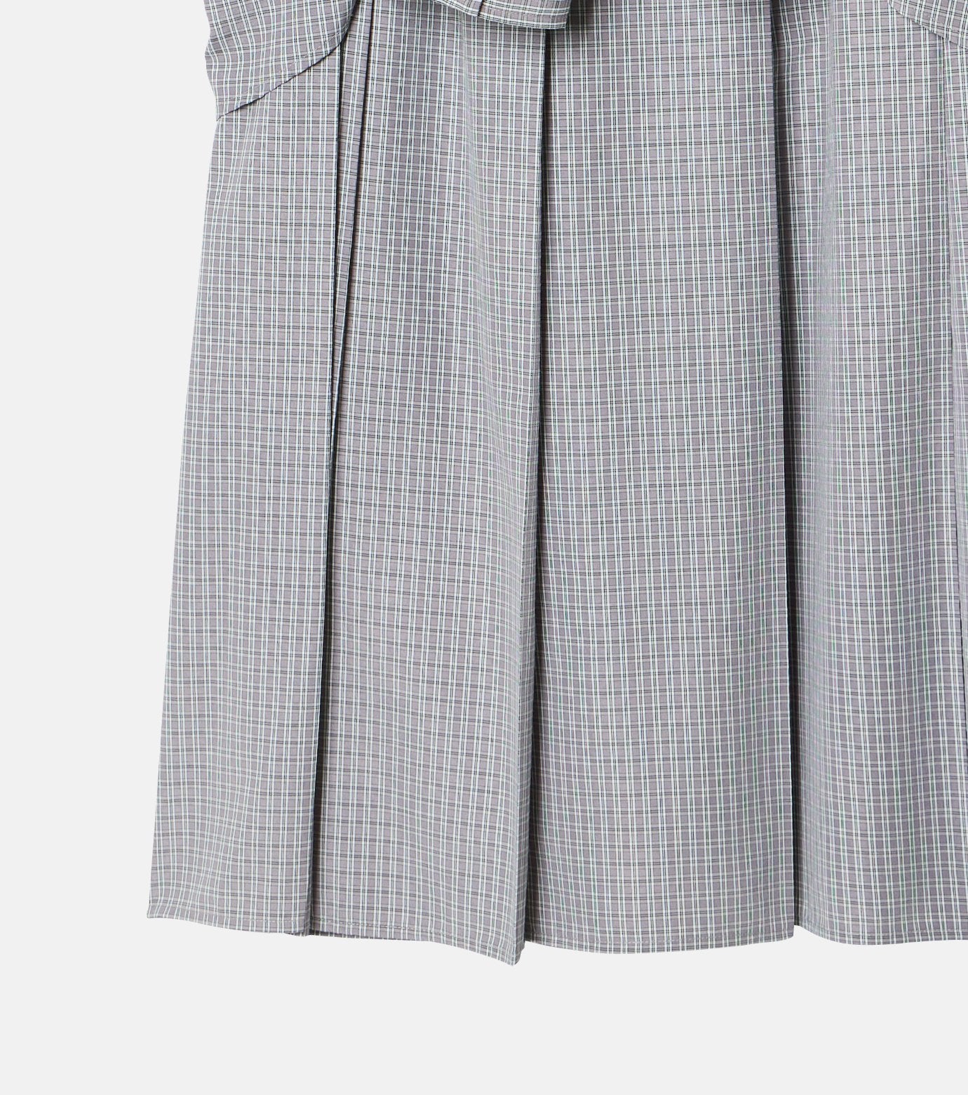 Checked Layered-Look Skirt