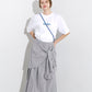 Checked Layered-Look Skirt