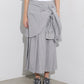 Checked Layered-Look Skirt
