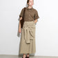 Checked Layered-Look Skirt
