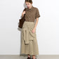 Checked Layered-Look Skirt