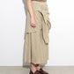 Checked Layered-Look Skirt