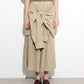 Checked Layered-Look Skirt