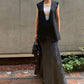Fluid Satin Maxi Skirt
