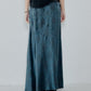 Fluid Satin Maxi Skirt