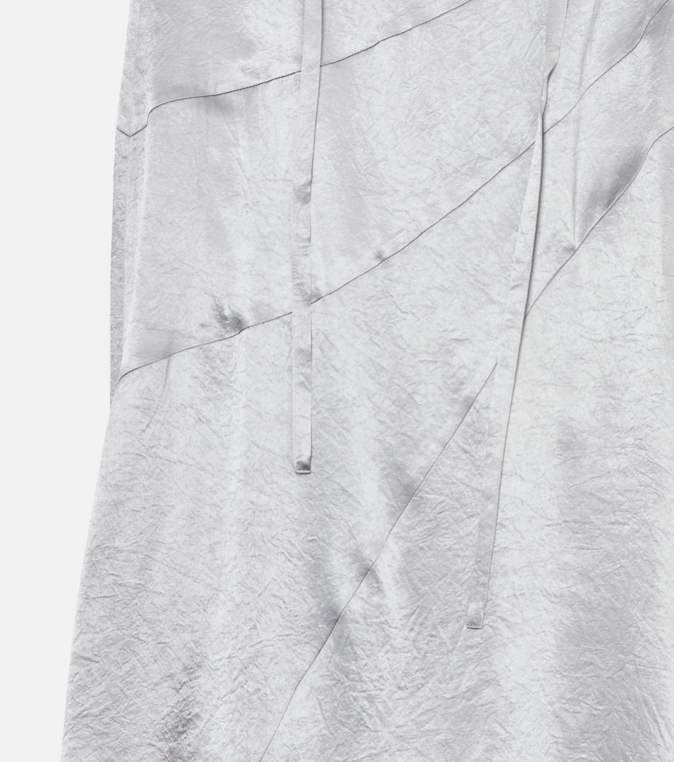 Solid Satin Maxi Skirt