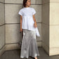 Solid Satin Maxi Skirt