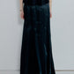 Solid Satin Maxi Skirt