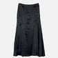 Solid Satin Maxi Skirt