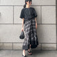 Sheer Plaid Skirt
