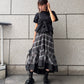 Sheer Plaid Skirt