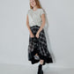 Sheer Plaid Skirt