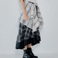 Sheer Plaid Skirt