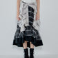 Sheer Plaid Skirt