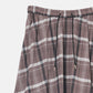 Sheer Plaid Skirt