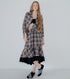 Sheer Plaid Skirt