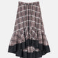 Sheer Plaid Skirt
