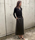 Floral Jacquard Midi Skirt