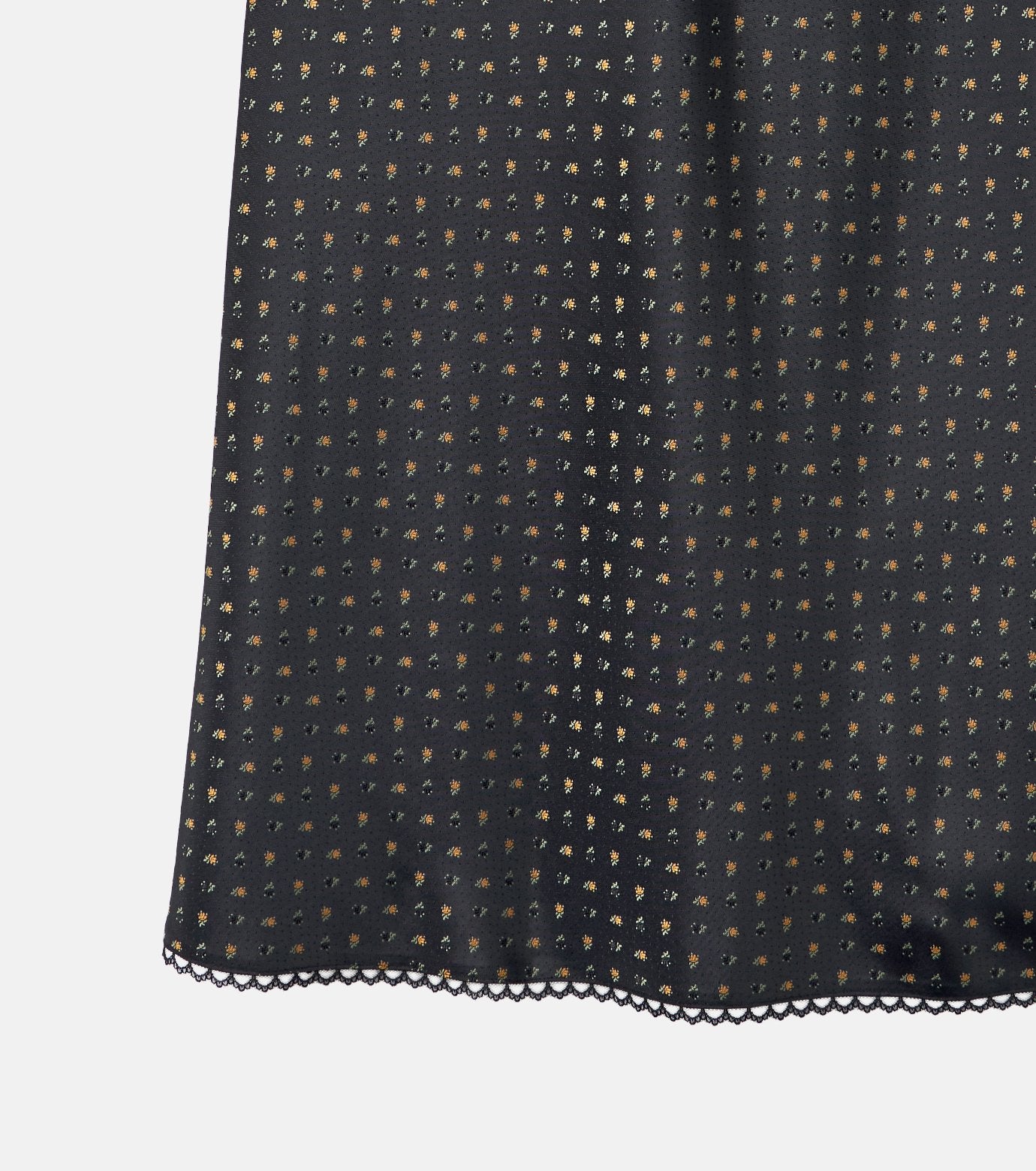 Floral Jacquard Midi Skirt