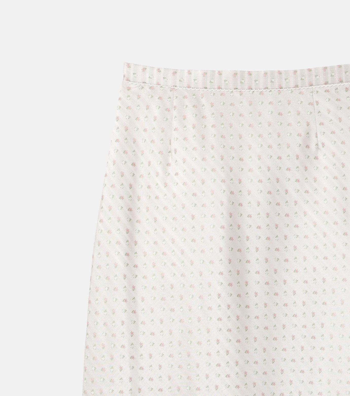 Floral Jacquard Midi Skirt