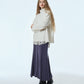 Glossy Jersey Maxi Skirt