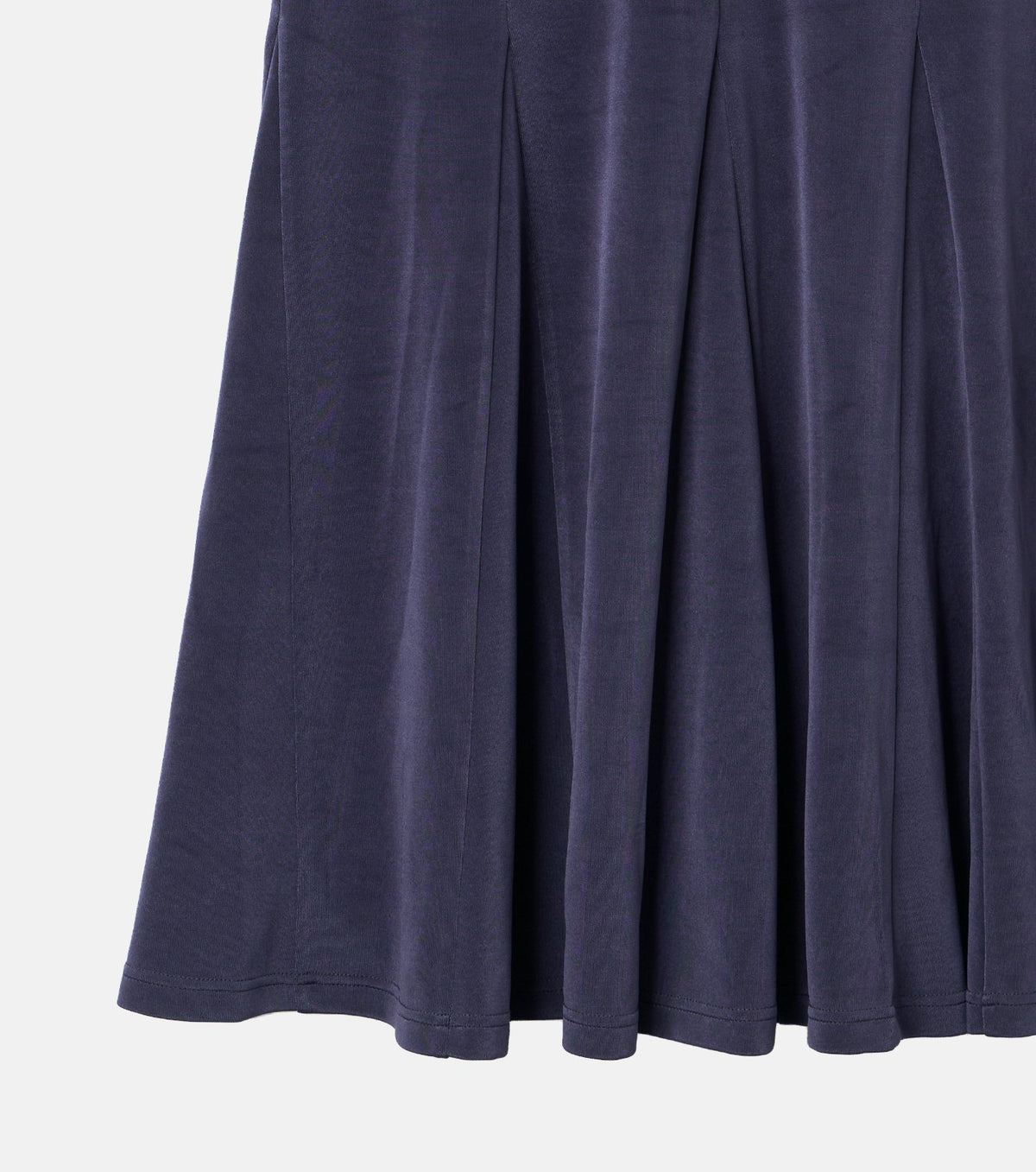 Glossy Jersey Maxi Skirt