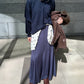 Glossy Jersey Maxi Skirt