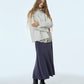 Glossy Jersey Maxi Skirt